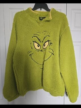 The Grinch Fleece Pullover Hoodie - Green